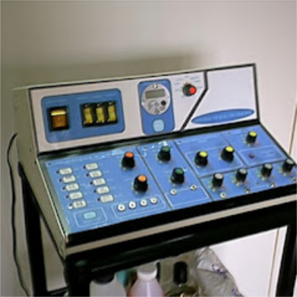 Consola de electroterapia